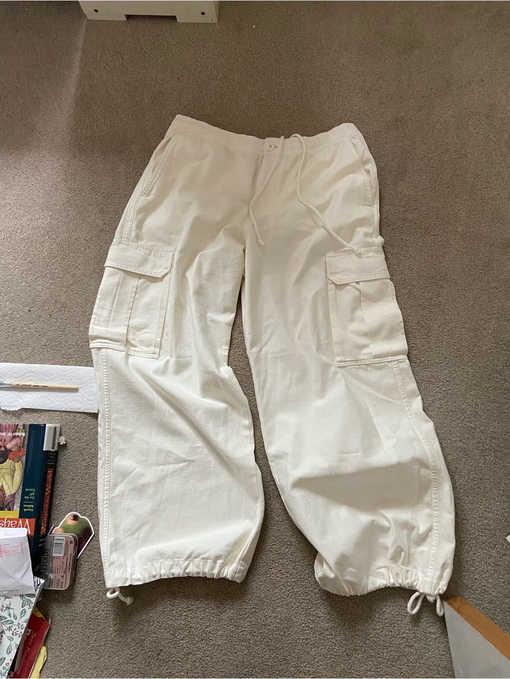 Aritzia TNA Strobe Cargo Drawstring Pants